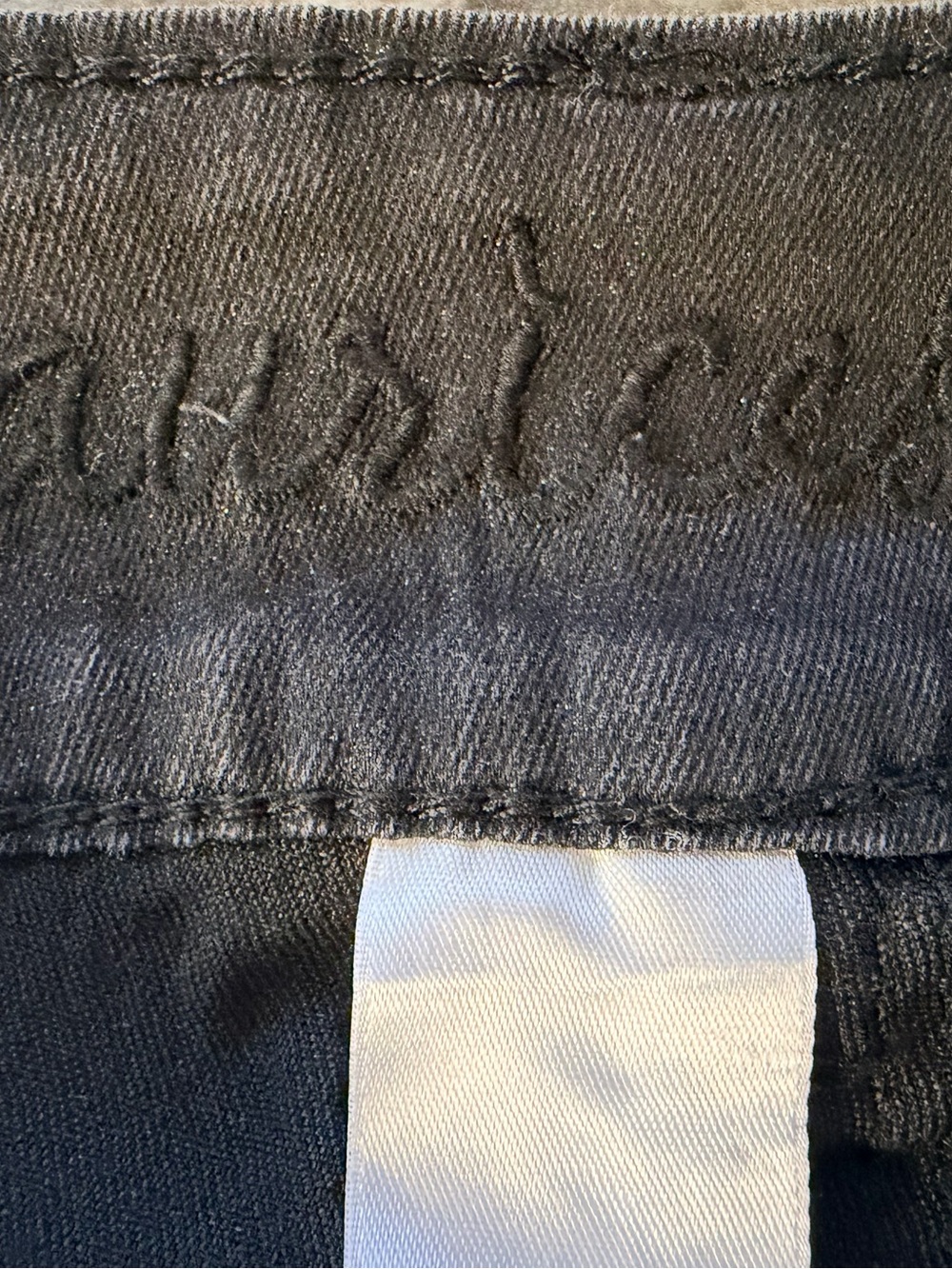 Maurices Black Skinny Jeans Womens Small Coated Stretch Denim Mid Rise 30 Inseam - Picture 5 of 6